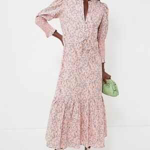 Hyacinth House Light Pink Floral Lucille Maxi Dress NWT